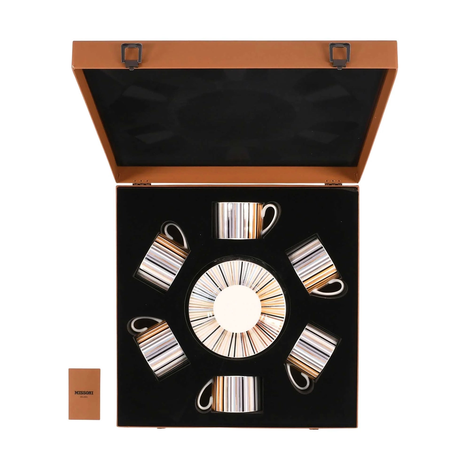MISSONI - TAZZA TÈ / TEA CUP&SAUCER Cylindric shape - SET 6 PZ